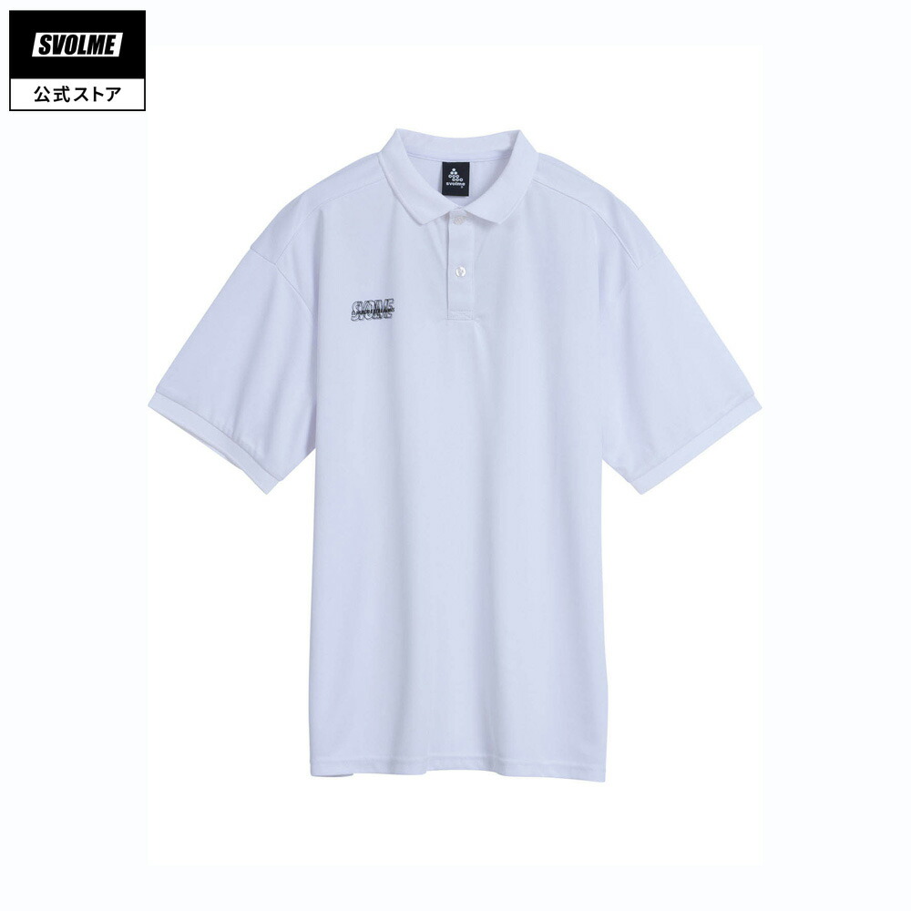 【公式】SVOLME スボルメ ロゴポロシャツ WHITE