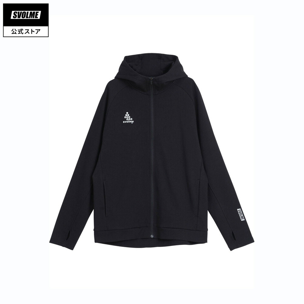 【公式】スボルメ SVOLME テックスウェットジップフーディー BLACK スポーツライフスタイル スウェット ジップフーディー 1261-54601｜SVOLME 公式 店
