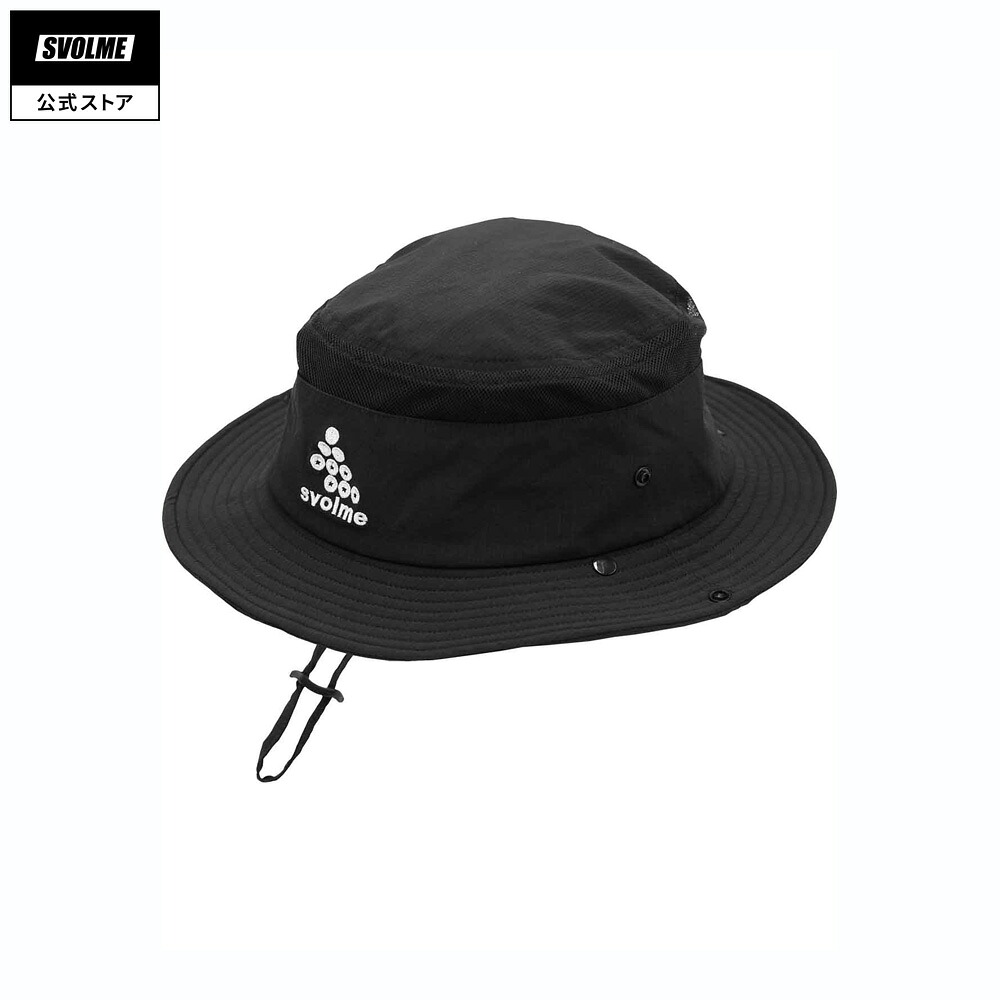 【公式】SVOLME スボルメ 日除けサファリハット 2022SS FREE BLACK