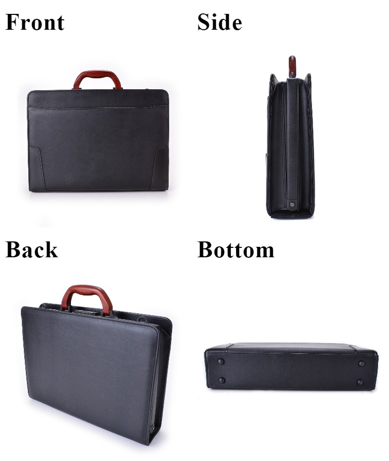 ZOPPINIBostonBriefcaseブラックグレーブルーレッド