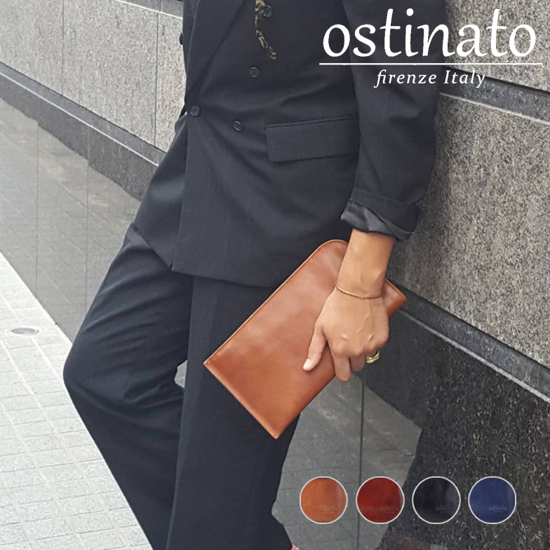 代引不可 クラッチバッグ メンズ ブランド Ostinato オスティナート 革 イタリアンカウレザー イタリア製 フィレンツェ ハンドメイド 軽量 鞄 かばん イタリアンレザーバッグレディース 超激安 Gbsports Theapplab Org