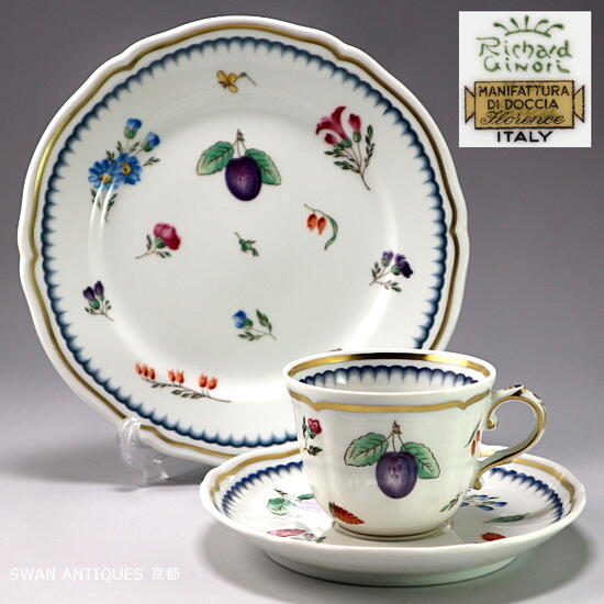 Richard Ginori - s24g-1457k【中古】Richard Ginori リチャードジノリ　ピノキオ　カップ&amp;ソーサー　ペア　本体のみ Richard Ginori - s24g-1457k【中古】Richard Ginori リチャード