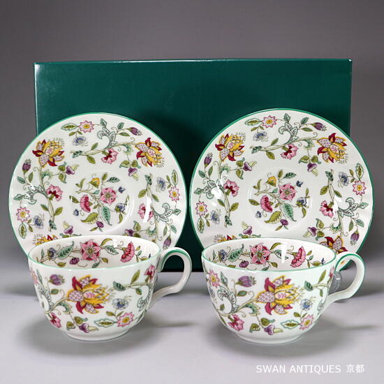 連合王国製連合王国 ミン米トン Minton ハドンホール 緑であること 優勝杯＆平円盤 2客書き割り 九鼎大呂