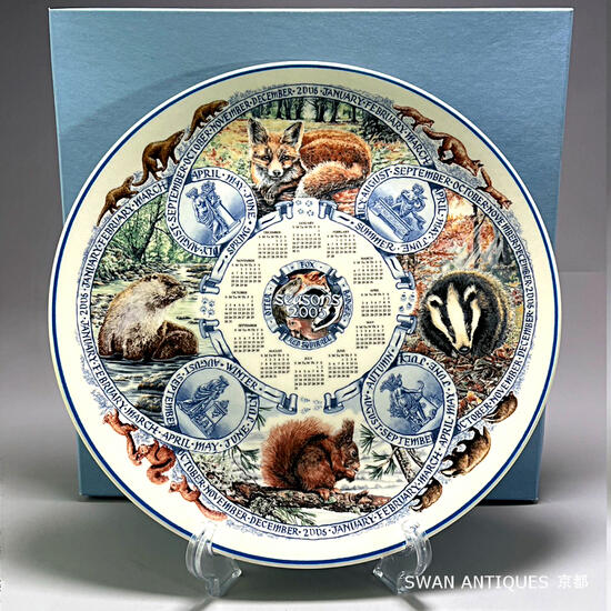 ウェッジウッド Wedgwood  2005年 暦一皿 未当て嵌める 箱付き添い人 食器・カトラリー・グラス-食器