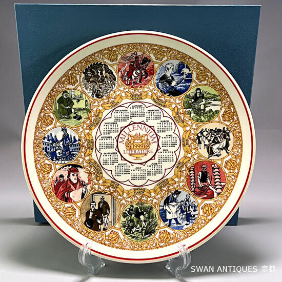 ウェッジウッド Wedgwood 1999年 ミレニアム カレンダープレート 未使用 箱付き