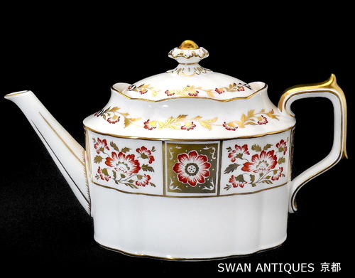 ロイヤルクラウンダービー Royal Crown Derby レッドダービーパネル ティーポット L大きさ 滅多に無い