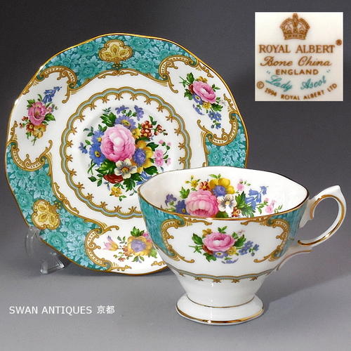 【稀少】ロイヤルアルバート　レディーアスコット　デザートプレート　20cm　2枚 2025年最新】ロイヤルアルバート レディーアスコットの人気