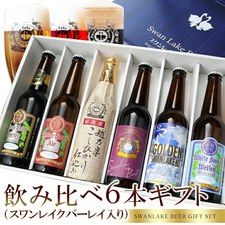 楽天市場】ギフト ビール クラフトビール世界一金賞受賞ビール入り２本 飲み比べ国内外の国際審査会で最高賞金賞受賞スワンレイクビールのギフトセット！地ビール  ビール 飲み比べ : スワンレイクビール