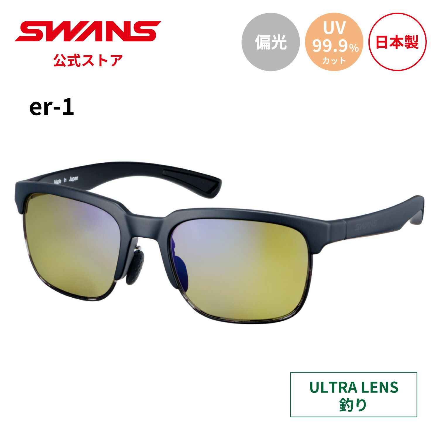 楽天市場】スワンズ（SWANS）サングラス【石川遼プロ限定モデル