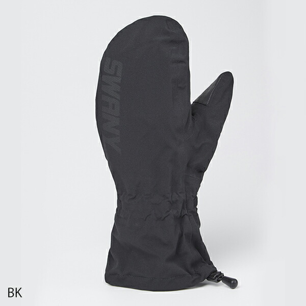 [SWANY GLOVES] スワニー SS-305 NS Seam Sealing Over Mitt シームシーリングオーバーミトン ユニ一発やる 黒いこと 雨合羽 防風