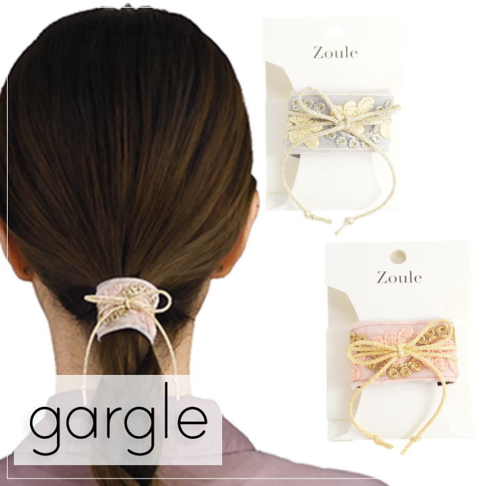 新品　ゾーラ　Zoule  embroidery cuff33　ヘアカフ　グレー embroidery cuff 2 ヘアーカフス：zoule（ゾーラ） - gargle