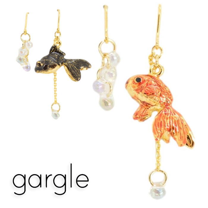 【るる】クラゲピアス 2025.5月新作〉ビジュークラゲ ピアス ：gargle（ガーグル