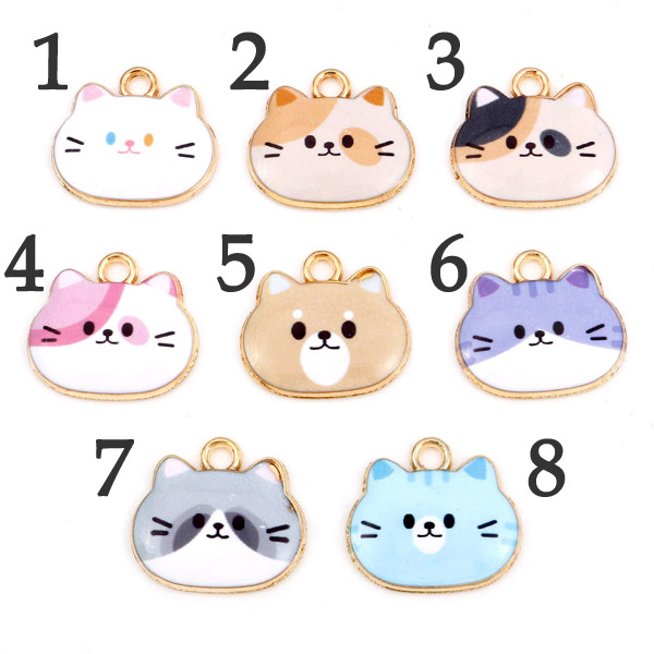 ミーコ】お座り猫チャーム 10個他 aceswingtailcat3.jpg