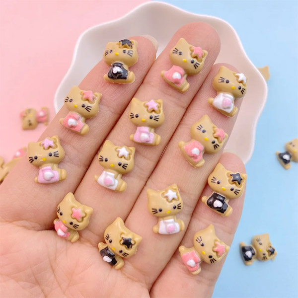 3dネイルパーツ ねこ 猫 デコパーツ パーツ　ネイル pcatp4.jpg