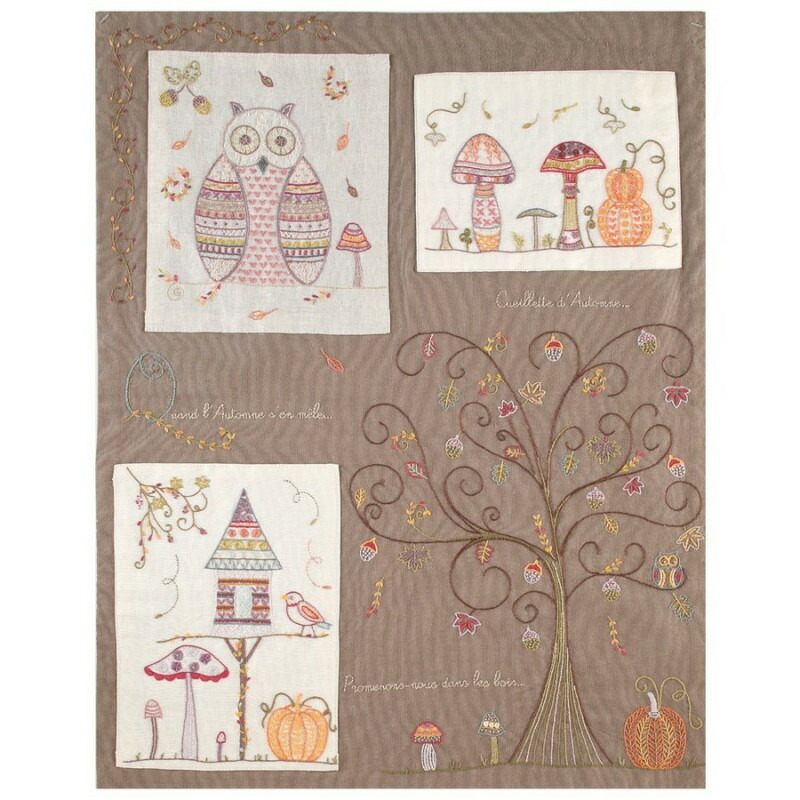 宿題 解説付き 予約販売 秋の世界完全版 中級 クラフト ハンドメイド ステッチ Dmc カラフル ホームメイド 道具 キット ミサンガ 図案 大人 かわいい 夏休み作品 手作り きれい ナチュラル 模様 フクロウ きのこ かぼちゃ By 予約販売 秋の世界完全版