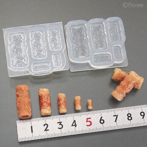 ミニチュアモールド5種とリニューアルポテト ミニチュアモールド5種とリニューアルポテト