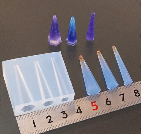 楽天市場】六角すい /レジン専用/シリコンモールド/6角錐/すい