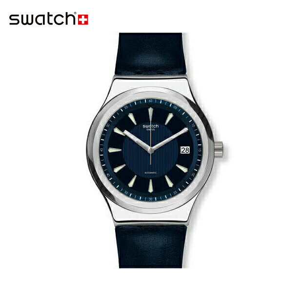 楽天市場 公式ストア Swatch スウォッチ Sistem Lake システム レイク Yis4sistem51 システム51 Sistem51 Irony システム51 アイロニー 送料無料 素材 ベルト 皮革 ケース ステンレススチールメンズ 腕時計 人気 定番 プレゼント スウォッチ公式