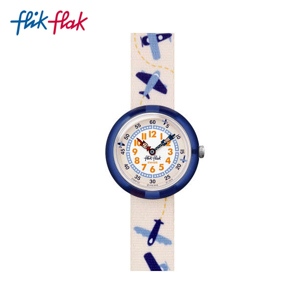 210円 ファッション 美品 FLIK FLAK 腕時計 フリックフラック 3針 逆回転防止ベゼル グリーン 稼動品 F5807