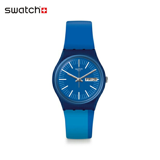 楽天市場 公式ストア Swatch スウォッチ Tokyo Blue トーキョー ブルー Gz708originals オリジナルズ Gent ジェント 送料無料 素材 ベルト シリコン ケース プラスティック スウォッチ公式オンラインストア