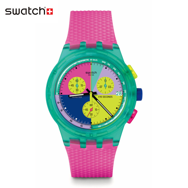 【新品同様】Swatch スウォッチ NEON PARTY TO THE MAX SWATCH NEON PARTY TO THE MAX - SB06N102 | Swatch® United States