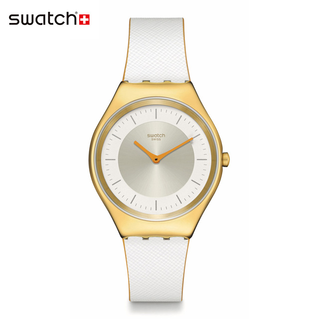 【公式】Swatch スウォッチ PEARL GLEAM パール・グリーム SYXG128 メンズ レディース 腕時計 クオーツ アナログ 3気圧防水 ホワイト スイスブランド おしゃれ ギフト プレゼント