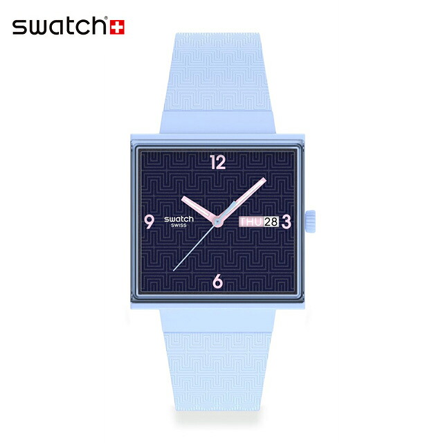 【お買い物マラソン期間はP10倍！】【公式】Swatch スウォッチ BRIGHT ANGLE ブライト・アングル SO34L701 メンズ レディース 腕時計 クオーツ アナログ 2気圧防水 ブルー 大きめ スイスブランド おしゃれ ギフト プレゼント｜スウォッチ公式オンラインストア