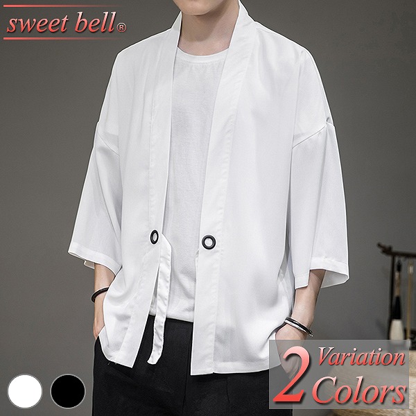 羽織 メンズ 法被 夏 祭り シャツ 和風 甚平 男性用 作務衣 半被 半纏 半袖 五分袖 七分袖 長袖 中国 刺繍 麻 おしゃれ トップス Sale 68 Off