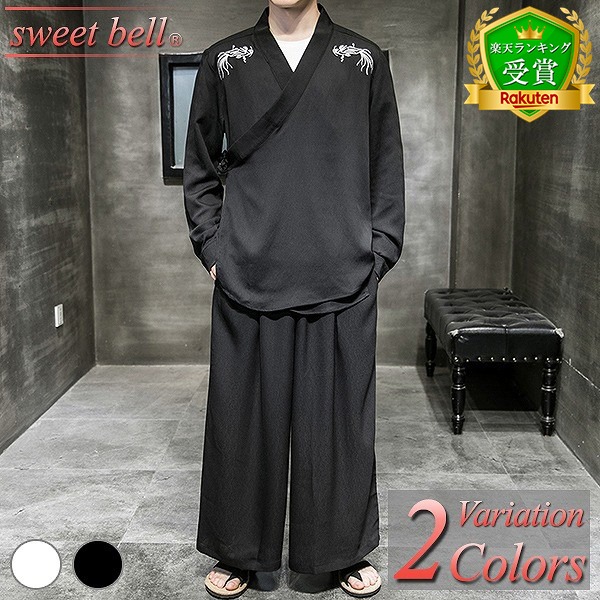 オープニング大放出セール 甚平 メンズ 長袖 作務衣 夏用 男性用 麻 浴衣 着物 部屋着 刺繍 夏祭り 花火大会 しじら織り 大きいサイズ セットアップ 売り切れ必至 Lizgrant Gurujana Com