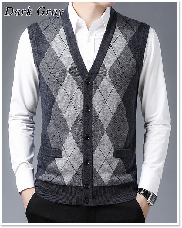 編物ベスト メンズ ベスト ニット 大々的サイズ ジレ 軽い ビジネス スクール V素っ首 丸首 ちょっき かっこ良い Bairien Yamagata Jp