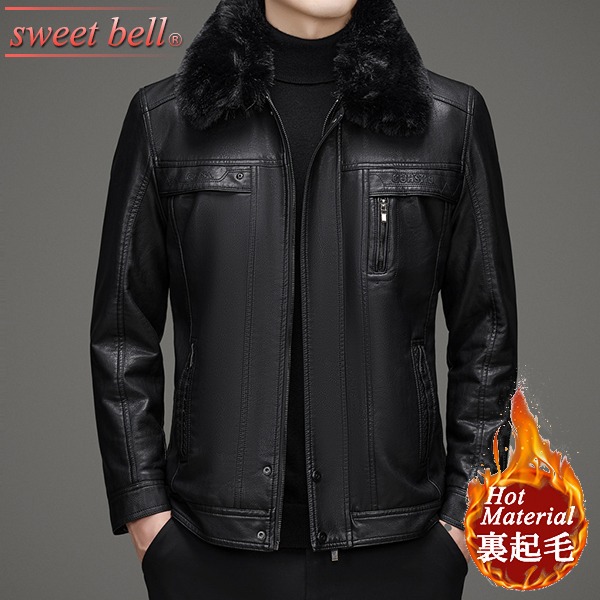 楽天市場】レザージャケット メンズ ライダースジャケット 裏起毛