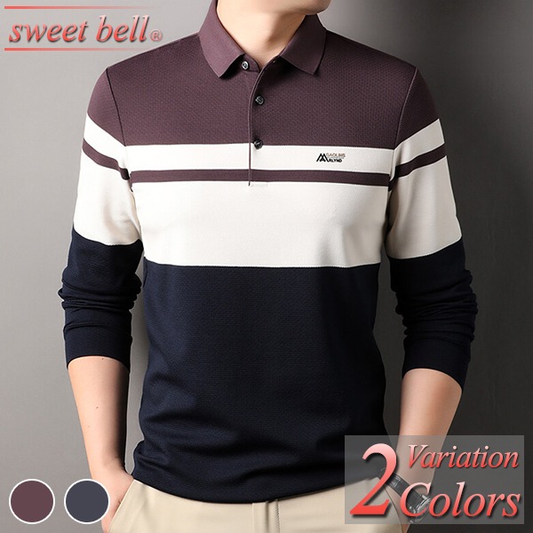 楽天市場】【ポイント超UP】ポロシャツ メンズ 長袖「高品質」ゴルフ