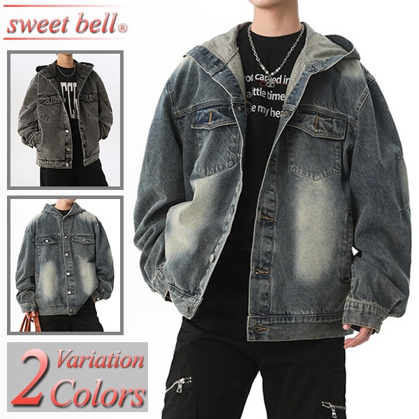 楽天市場】デニムジャケット メンズ ジージャン 春 秋 冬 Gジャン