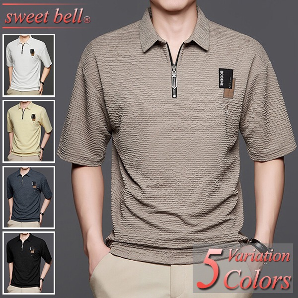 楽天市場】MONCLER モンクレール Logo Zip up Polo Shirts