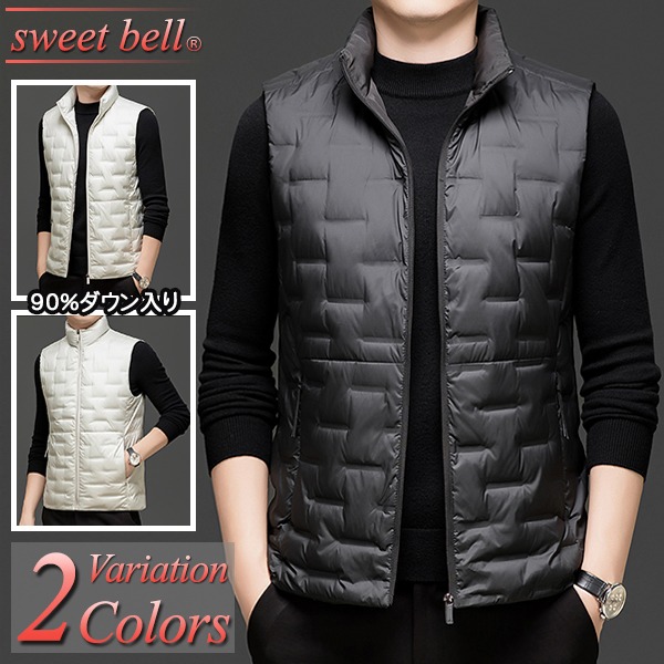 楽天市場】メンズ ダウン ダウンベスト LL(50) グリーン（深緑