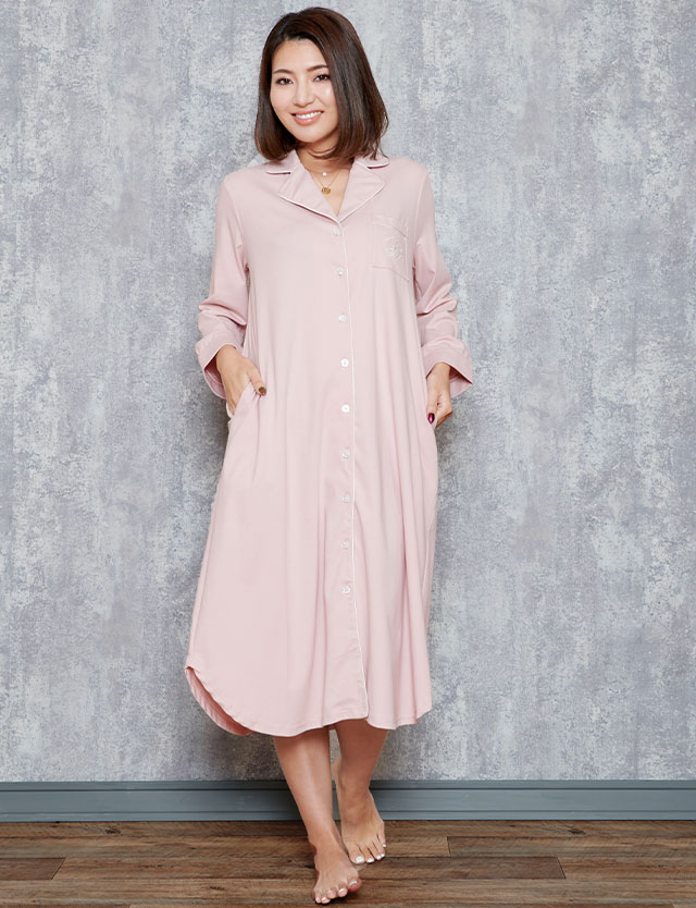 贈答 マタニティ パジャマ 秋冬 前開き シャツ ワンピース 長袖 大きいサイズ ルームウェア 入院 授乳 マタニティパジャマ 春 夏 春夏 可愛い おしゃれ コットン 送料無料 Qdtek Vn