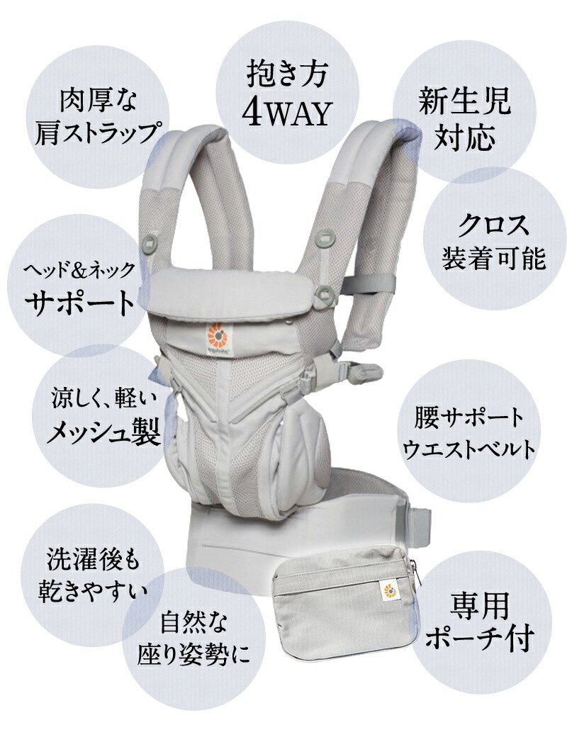 対面抱き 前抱っこ スペシャル特典付き Ergobaby 正規品 抱っこ紐 お出かけ Ergobaby おんぶ紐 メッシュ Omni360 メーカー保証書付き 赤ちゃん おんぶ オムニ360 お出かけ 送料無料 ダッドウェイ 2年保証エルゴ抱っこ紐 4way Dadway マタニティ服と授乳服の