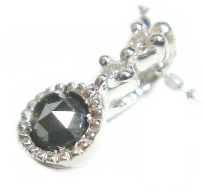 楽天市場】K18 ブラックダイヤモンド 0.5ct ダイヤモンド ペンダント