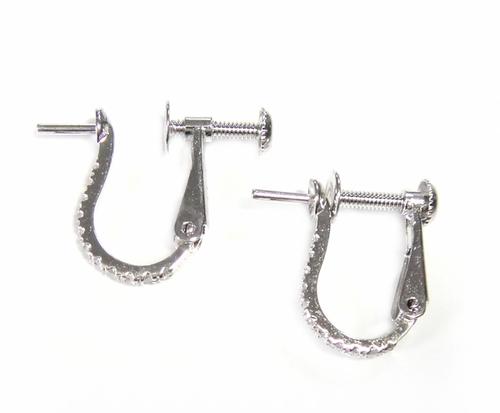 Sweet Platinum Nice Arrangement Ohlins Expression Directly Original Earrings