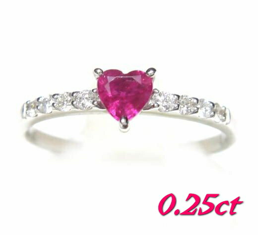 楽天市場】k18PG ハートシェイプ リング ピンクサファイア