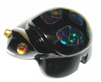 楽天市場】【一点物】ゴールデンオブシディアン 亀 オブシディアン