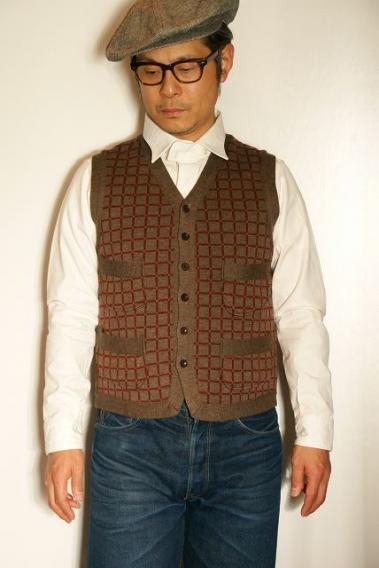 楽天市場】TENDER PERSON CROSS KNIT VEST size：00 テンダー