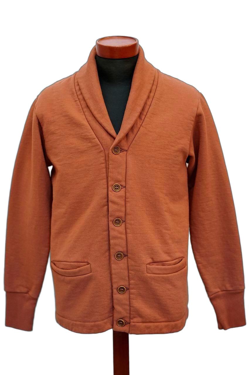 DALEE'S (ダリーズ)　スウェットカーディガン　"Racter.KN (ラクター.KN)"　...30s SHAWL COLLAR CARDIGAN　AMB.オレンジ｜Sweet Sue 17,963円