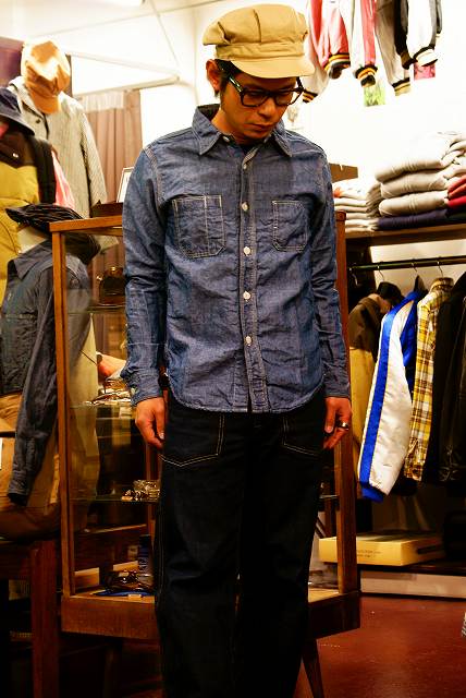 楽天市場】【Ues（ウエス）】WABASH STRIPE WORK SHIRT ウォバッシュ