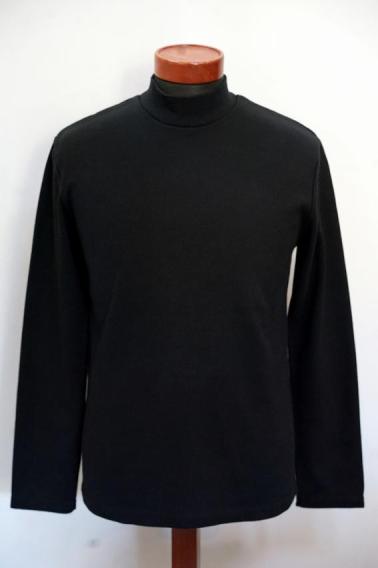 UES (ウエス)　 ラマヤーナ・モックネック長袖Tシャツ　 64MN　ブラック