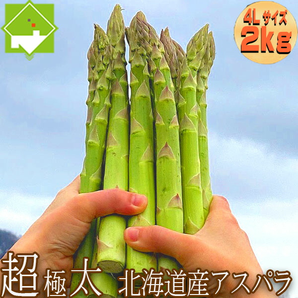 楽天市場】新潟県より産地直送 JA北新潟 新発田の極太グリーンアスパラ
