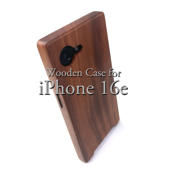 【送料無料】iPhone 16e 専用特注木製ケース カバー 革製品 木製品 日本製 ハンドメイド 職人 高級品 作品 手作業 磨き上げ 無塗装 Apple iPhone16e アイフォン アップル 父の日 母の日 クリスマス 誕生日 進学祝 就職祝 出産祝 結婚祝 新築祝 プレゼント