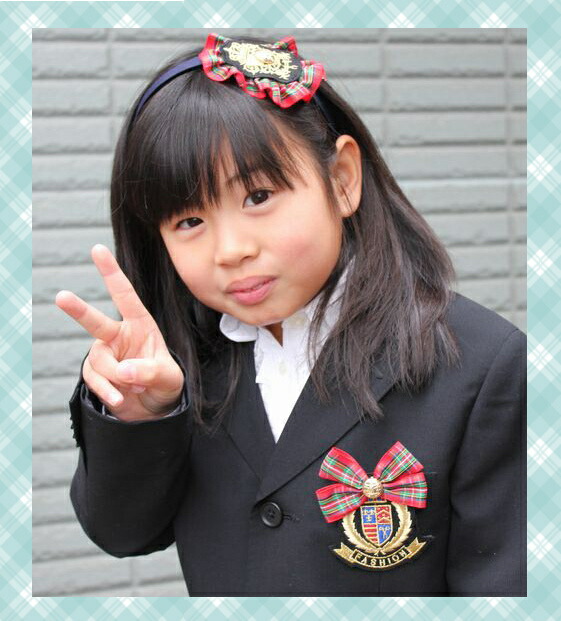 在庫限り タータンチェック リボン エンブレム ブローチ 大 1コ キッズ 子供 小学生 中学生 高校生 入園式 卒園式 入学式 卒業式 学園祭 クラブ活動 サークル活動 スーツ 女の子 に 全品 送料無料 実施中 Nagajayaraya Com