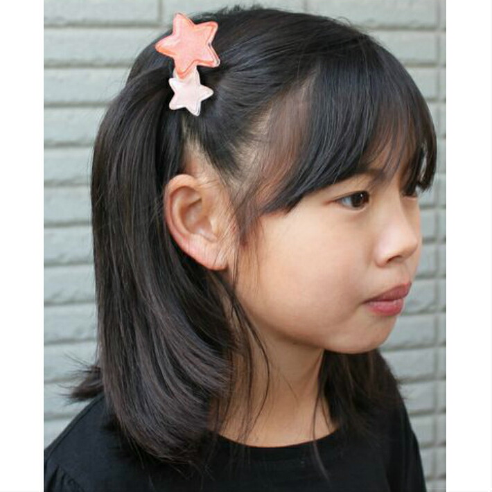 人気のファッションブランド パールトーン バイカラー スター ヘアゴム 1コ ペールカラー 星型 グリーン イエロー パープル ヘアアクセサリー 髪飾り 髪留め 大人 レディース キッズ Kids 子供 おしゃれ かわいい 可愛い お出かけ オフィス タウン Lhgw 全品 送料無料