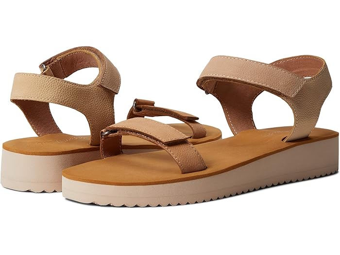 (取寄) メイドウェル ザ マギー サンダル イン カラーブロック Madewell The Maggie Sandal in Color-Block Sandstone Multi画像